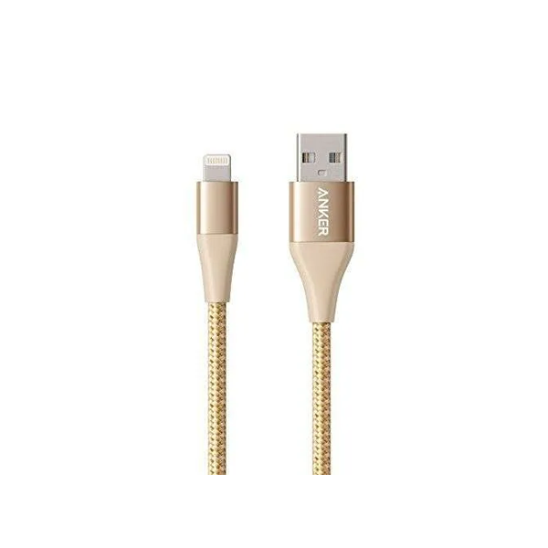 Cable Anker PowerLine  II compatible con iPhone X / 8/8 Plus / 7/7 Plus  y más color dorado