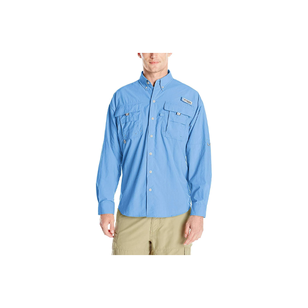 Camisa Manga Larga Talla S mall Color Azul Vívido