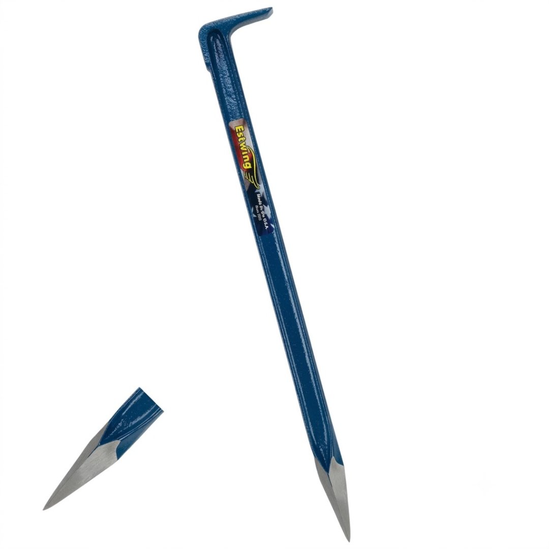 Barra apoyo Estwing para fracturar roca, extraer muestras y facilitar trabajos de exploración geológica. Ideal para minería, geotecnia y paleontología.