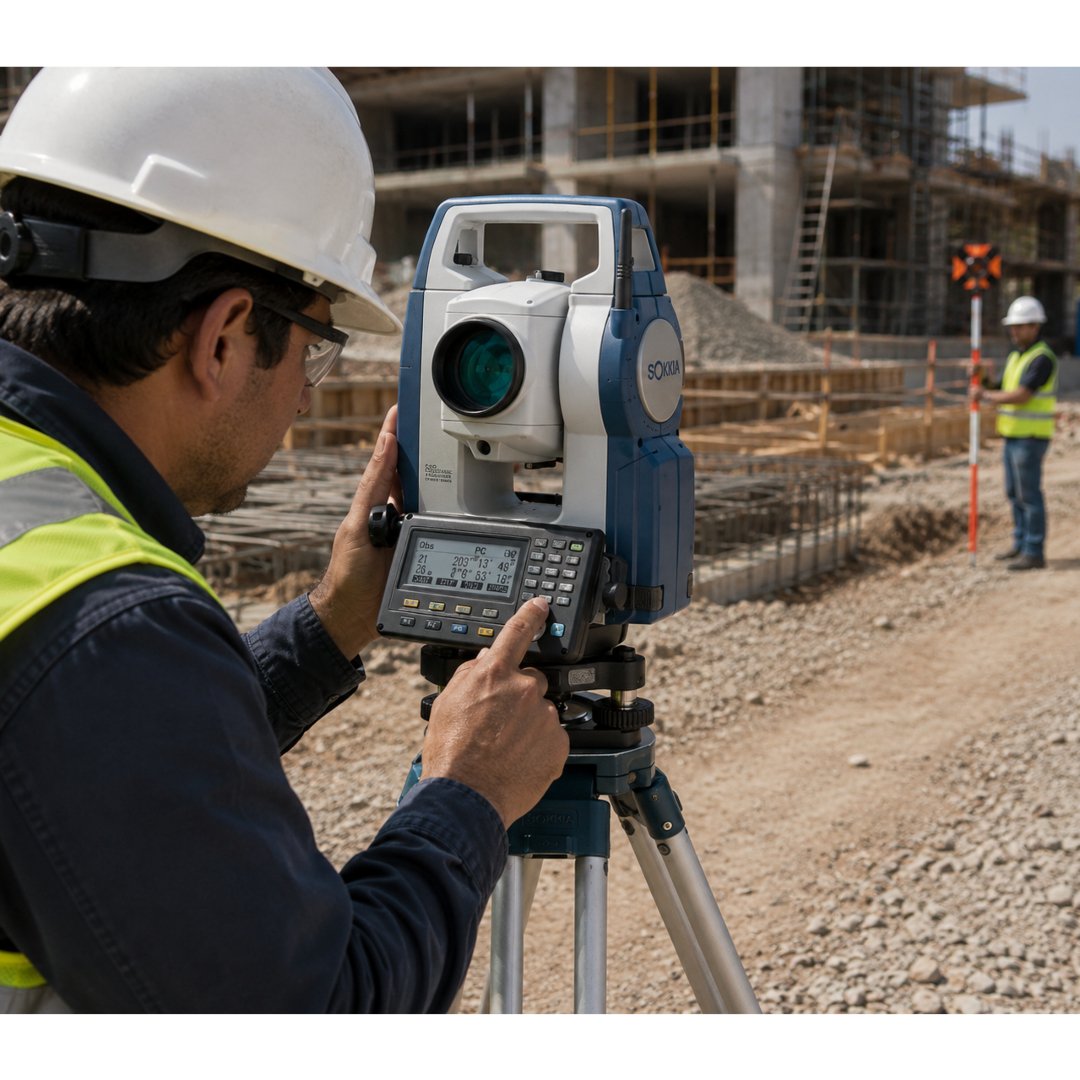Estaciones Totales Sokkia CX de alta precisión para topografía, construcción e ingeniería civil. Ideales para levantamientos, replanteos y obras de infraestructura.