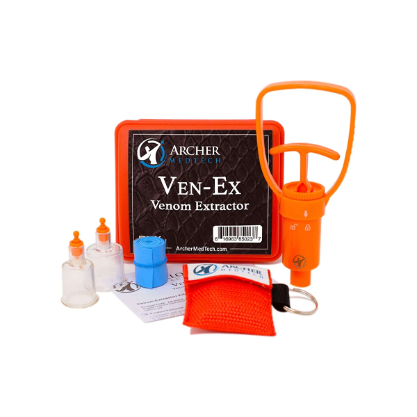 Extractor de veneno de serpiente y Kit contra mordeduras