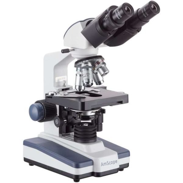 Microscópio Compuesto Binocular Amscope / 40X-2500X