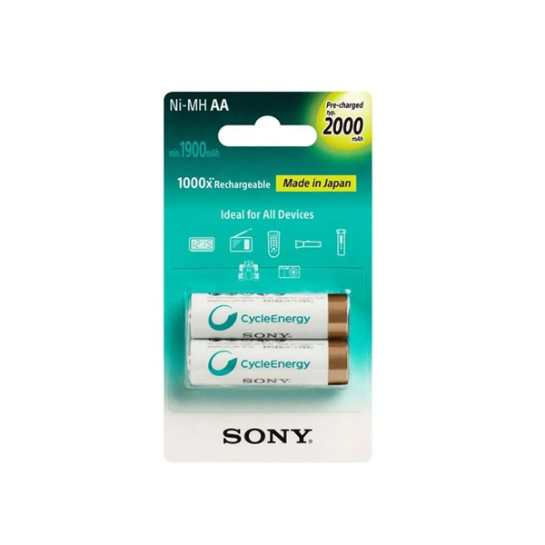 Batería Recargables Sony Cycle Energy AA