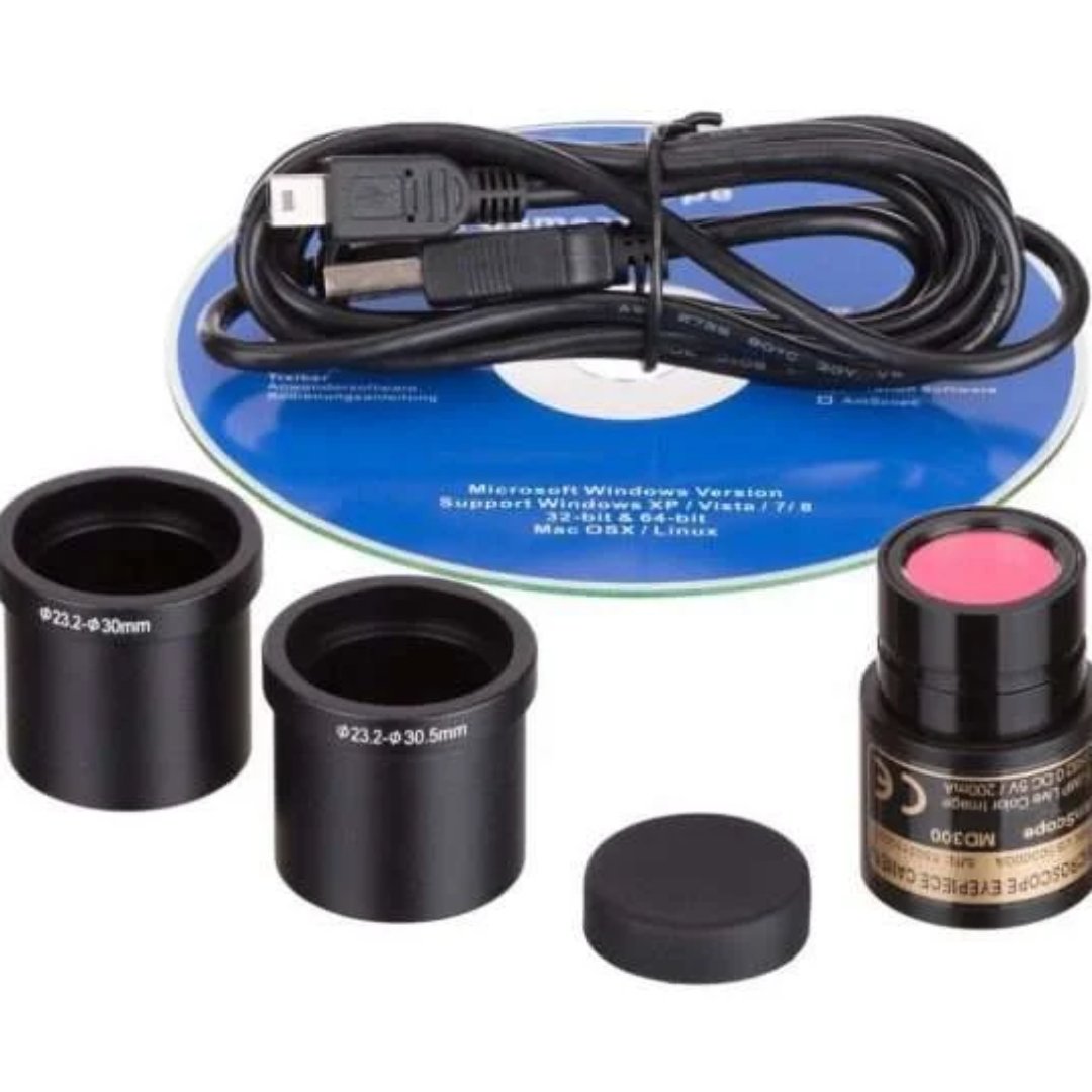 Cámara Digital AmScope para Microscopio 3 MP USB