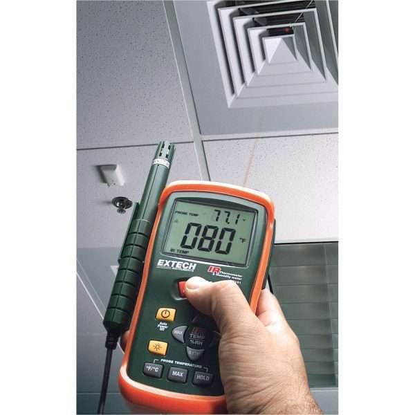 Higrotermómetro + Termómetro infrarrojo Extech RH101 - Imagen 3