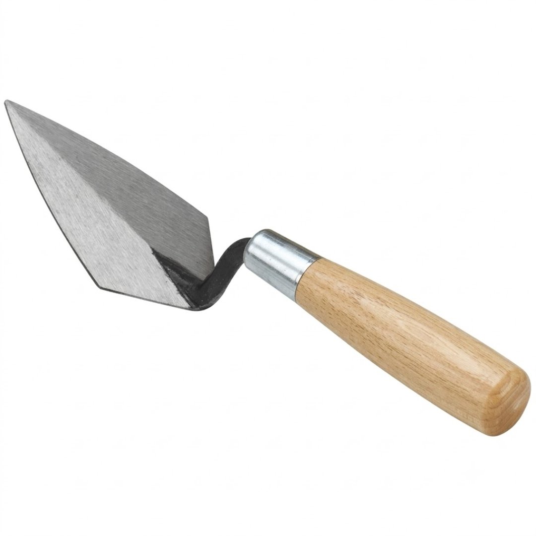 Palustre Marshalltown triangular con hoja de 4.5″ para excavaciones arqueológicas de precisión. Ideal para trabajo de campo, investigación y conservación.
