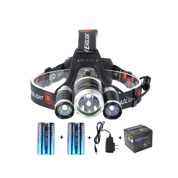 Linterna frontal LED, recargable Marca The Revenant