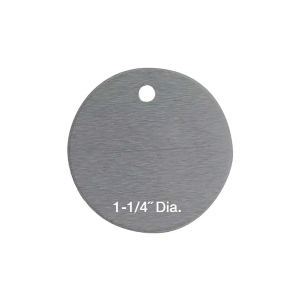 100 Láminas Aluminio Para Marcaje De Árboles 3 cm