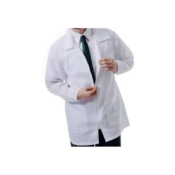Bata De Laboratorio Unisex / Manga Larga