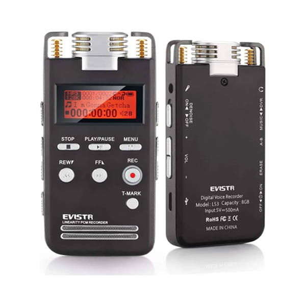 Grabadora de voz EVISTR Pro 1536KPBS PCM - Imagen 2