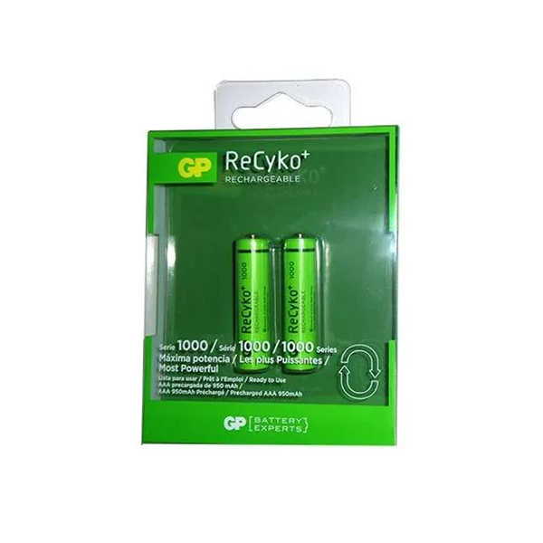 Batería Recargable Recyko AAA 1000s, 950  Mah