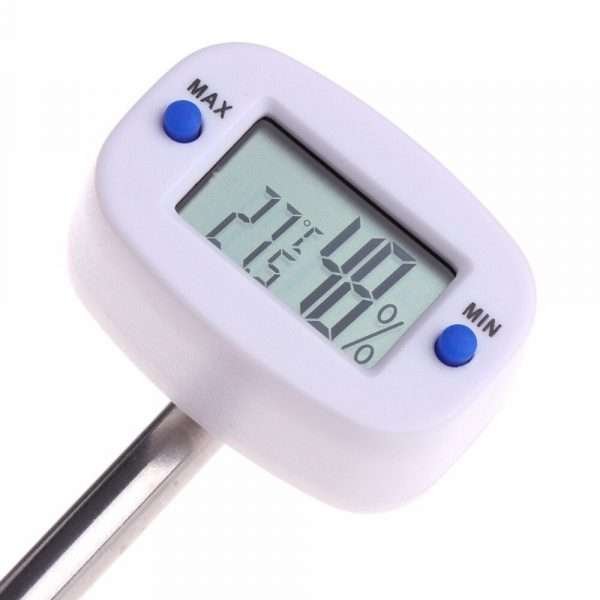Medidor digital de humedad para el suelo y temperatura