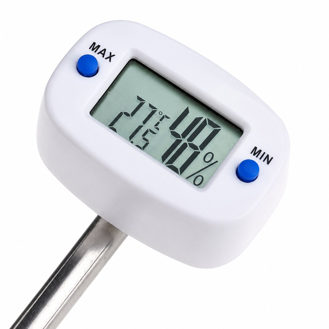 Medidor digital de humedad para el suelo y temperatura