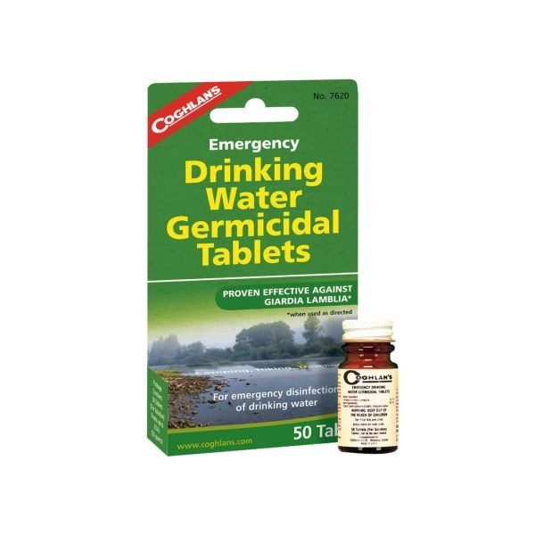 Pastillas Germicidas Para Potabilizar Agua De Emergencia