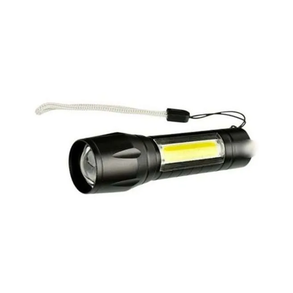 Mini Linterna Táctica Led Recargable, Zoom Y Luz De Cuerpo