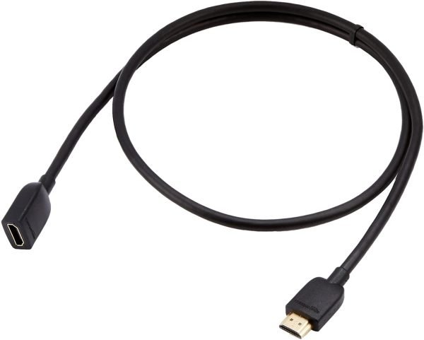 Cable De Extensión Macho A Hembra Amazonbasics Hdmi 2.0 - Imagen 2