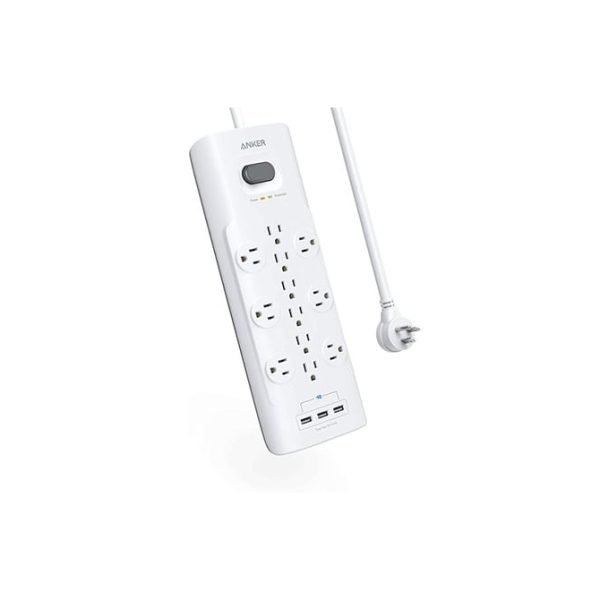 Tomacorriente Anker Powerport 12 Toma Y 3 Puertos Usb
