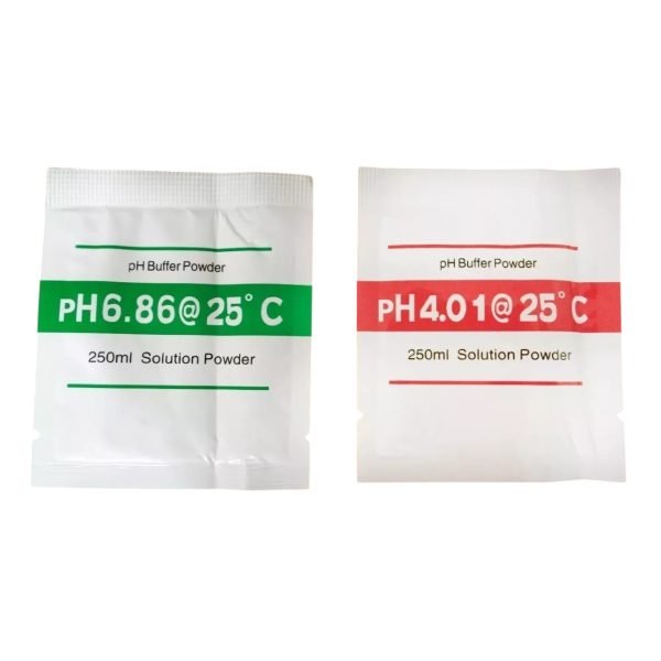 Polvo de calibración de pH Buffer Solution Powder x 2