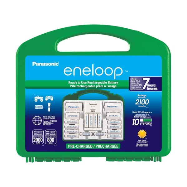 Set Kit Baterías Recargables Eneloop Panasonic