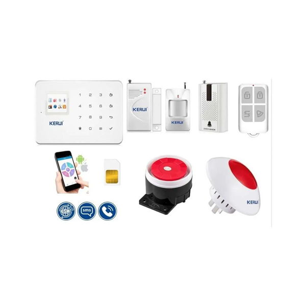 Kit Seguridad Sistema De Alarma Kerui G18 Wifi Gsm