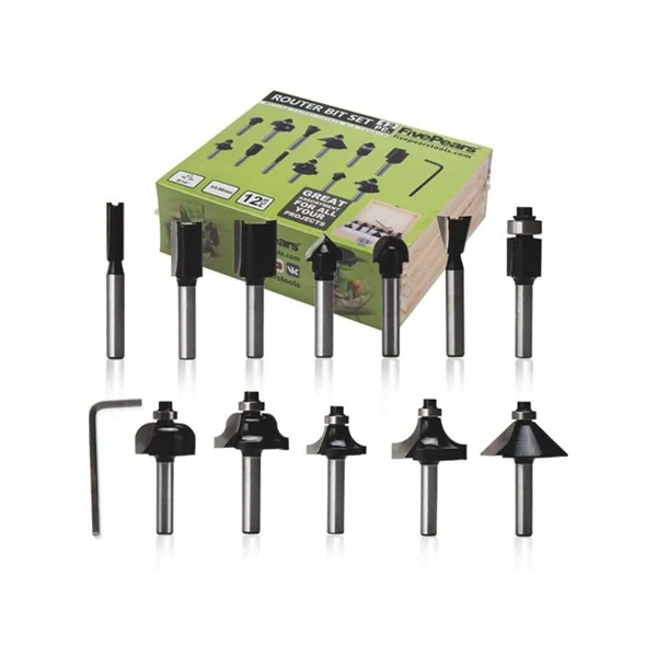 Juego De Brocas De Carburo De Tungsteno, 12 Piezas