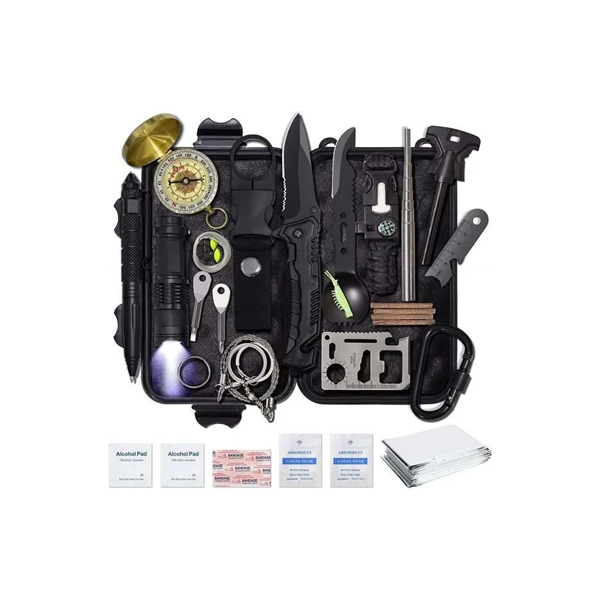 Kit De Supervivencia 28 En 1 Camping Senderismo Caza Pesca