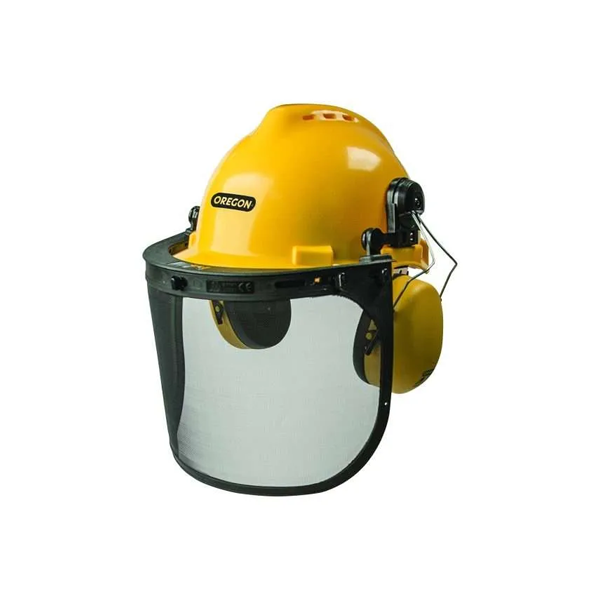 Casco Protector De Seguridad Para Motosierrista Con Visera