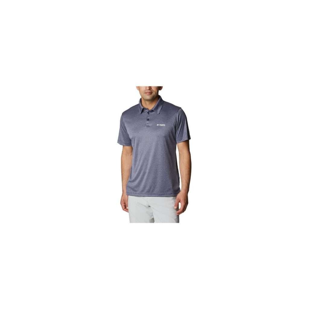 Chemise De Pêche Columbia Terminal Tackle Homme - Manches Longues Noire Taille L - UV Protection