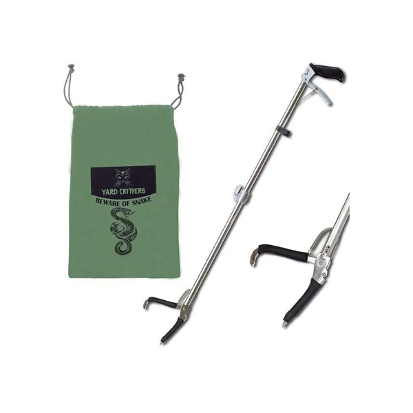 Pinza Plegable 100 Cm Para Atrapar Serpientes Con Bolsa