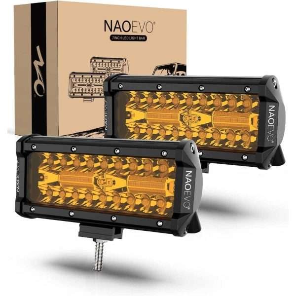 Luz LED Todoterreno Para Automovil 240W / Ambar - Imagen 2