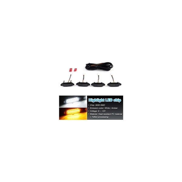 Luces Led De Rejilla De Ajuste Personalizado Toyota Rav4