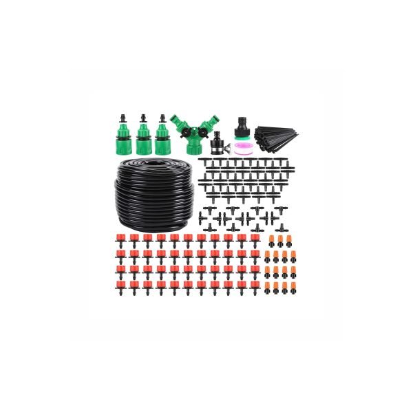 kit de riego automático para invernadero 164 pies 200 piezas