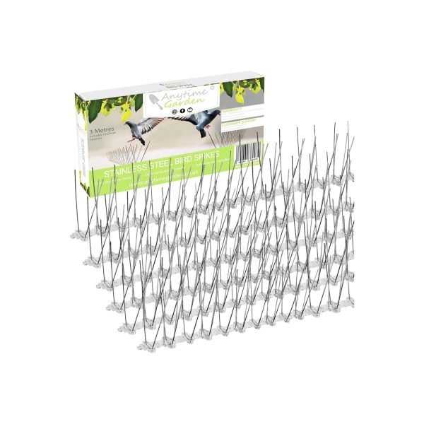 Púas Para Pájaros Aves- Acero Inoxidable Cubre 10 pies - Imagen 2