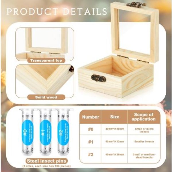 Kit De Herramientas Para Muestras Insectos 55 Piezas - Imagen 3