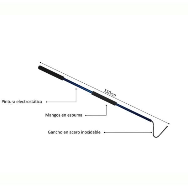 Gancho Herpetológico Profesional Para Manejo de Serpientes 110cm - Imagen 4