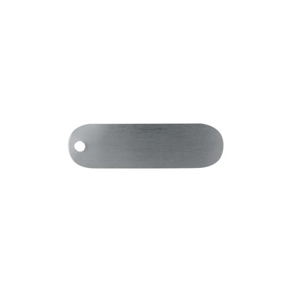 Laminas Aluminio para Marcar Árboles Alargadas de 7 x 2cm 100 und