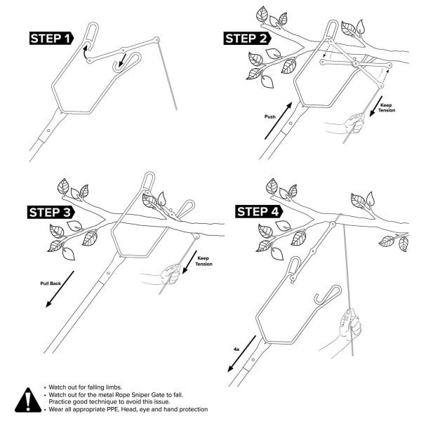 Herramienta De Colocación De Cuerdas Jameson® Rope Sniper - Imagen 4