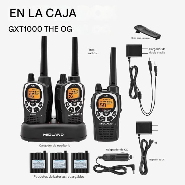 Radio bidireccional Midland GMRS Impermeable - Imagen 4