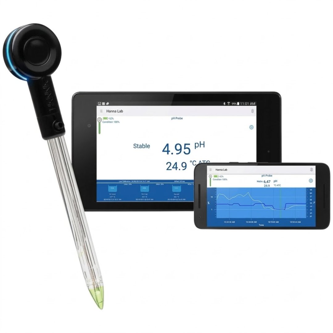 Medidor De PH De Suelo Inalámbrico Bluetooth HALO 2 - Imagen 5