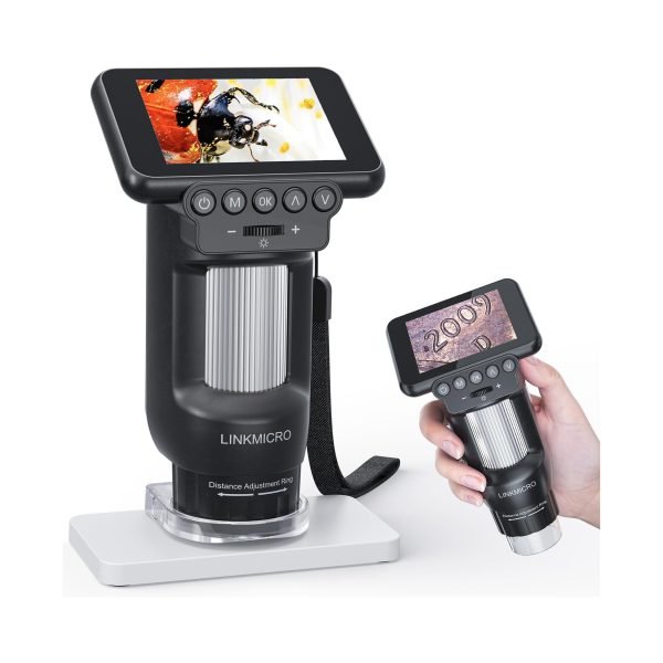 Microscopio Para Niños Portátil Con Pantalla LCD ó Lupa de Monedas USB - Imagen 2