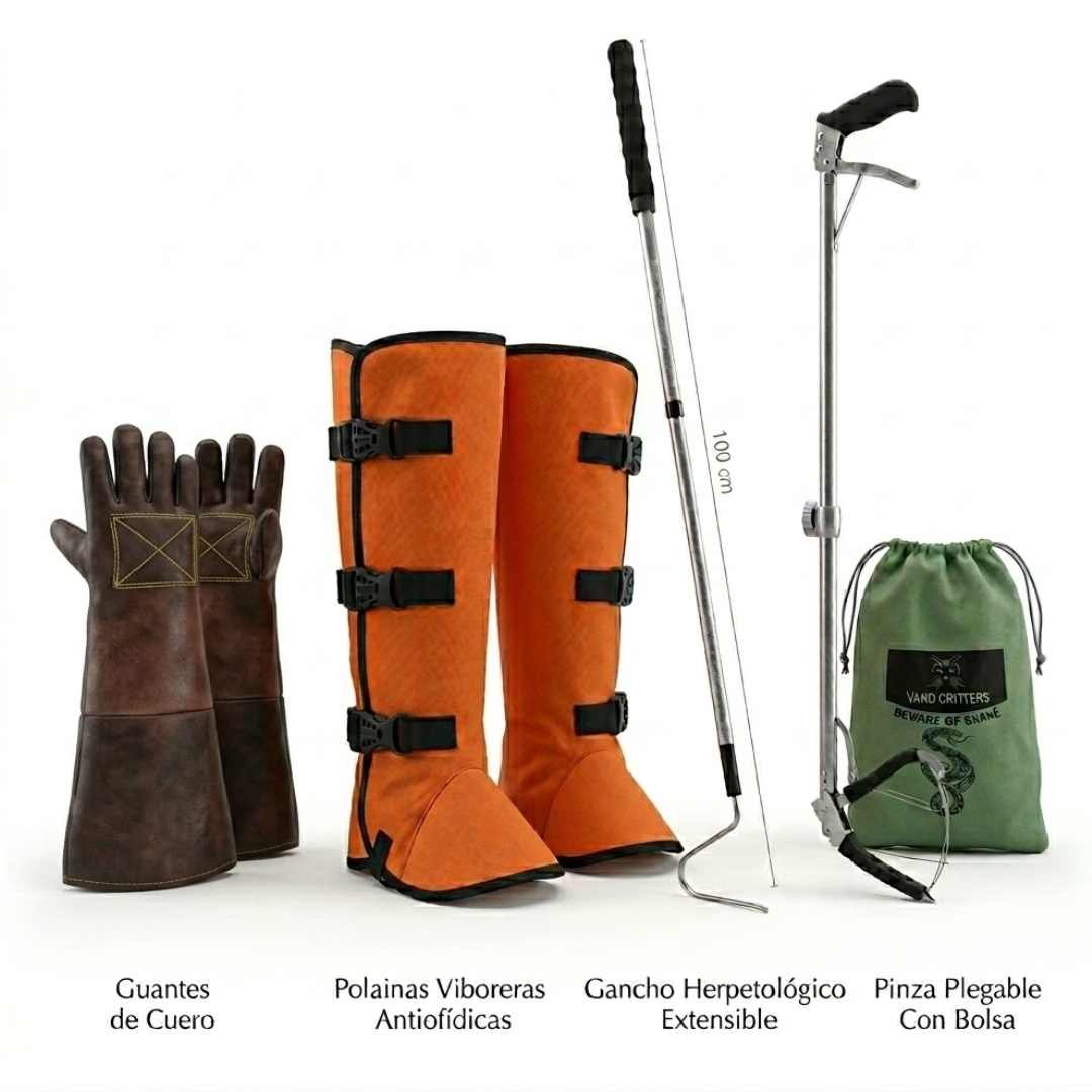 Kit Manejo de Serpientes Profesional para Campo