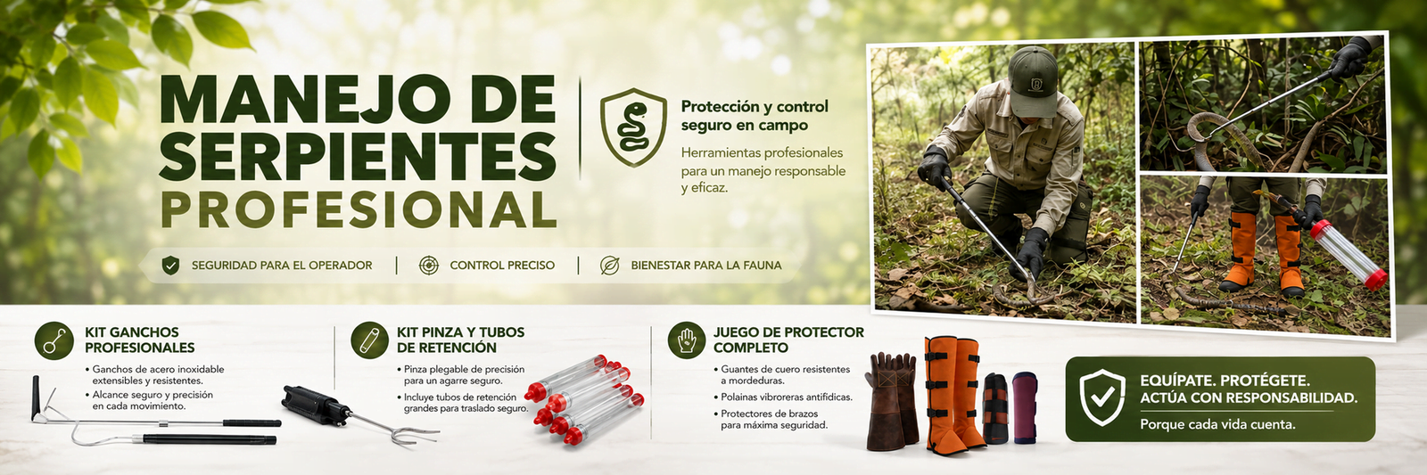 manejo serpientes
